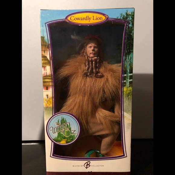 Barbie Cowardly Lion Wizard Of Oz - Picture 1 of 3